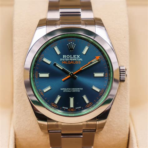 rolex milgauss z-blue discontinued|rolex milgauss z blue review.